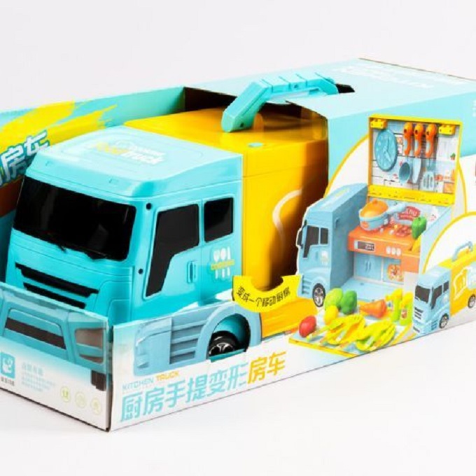 Food Truck with Convertible Kitchen Playset
