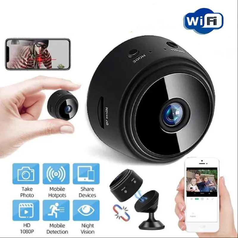 A9 WiFi Mini Camera Wireless Video Recorder Voice Recorder Security Monitoring Cam Smart Home For Infants And Pets