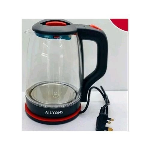 Ailyons Transparent Heat Resistance Glass Electric Kettle- 1.8L