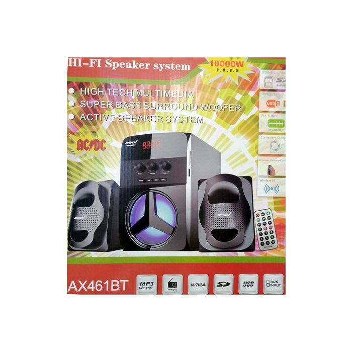 Ampex QUALITY SOUND SUBWOOFER SYSTEM-FM/USB-BT-10,000W
