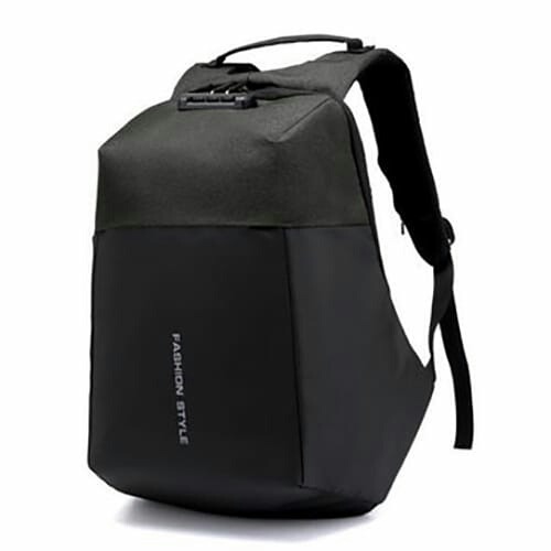 Laptop Backpack Travel Anti-theft Bag Rucksack with USB Charging Port Coded Lock