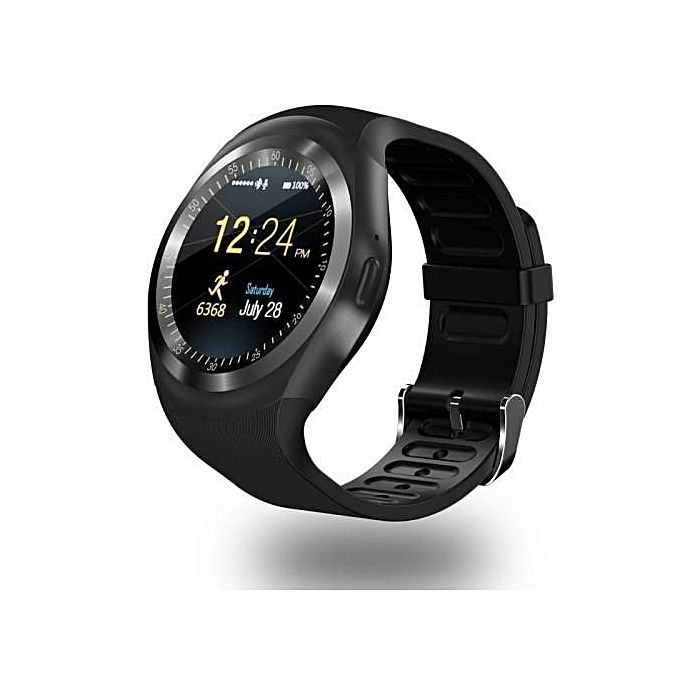 Smart Gear Y1 Sporty Touchscreen Smart Watch Phone Ã¢Â€Â“ Black