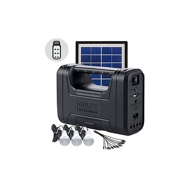 Solar Lighting System With A Phone Charging Cable