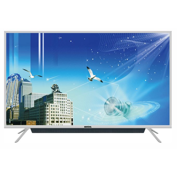 Bruhm BTF-75SW - 75 Inch UHD 4K Smart TV - Silver + Free Wall Bracket
