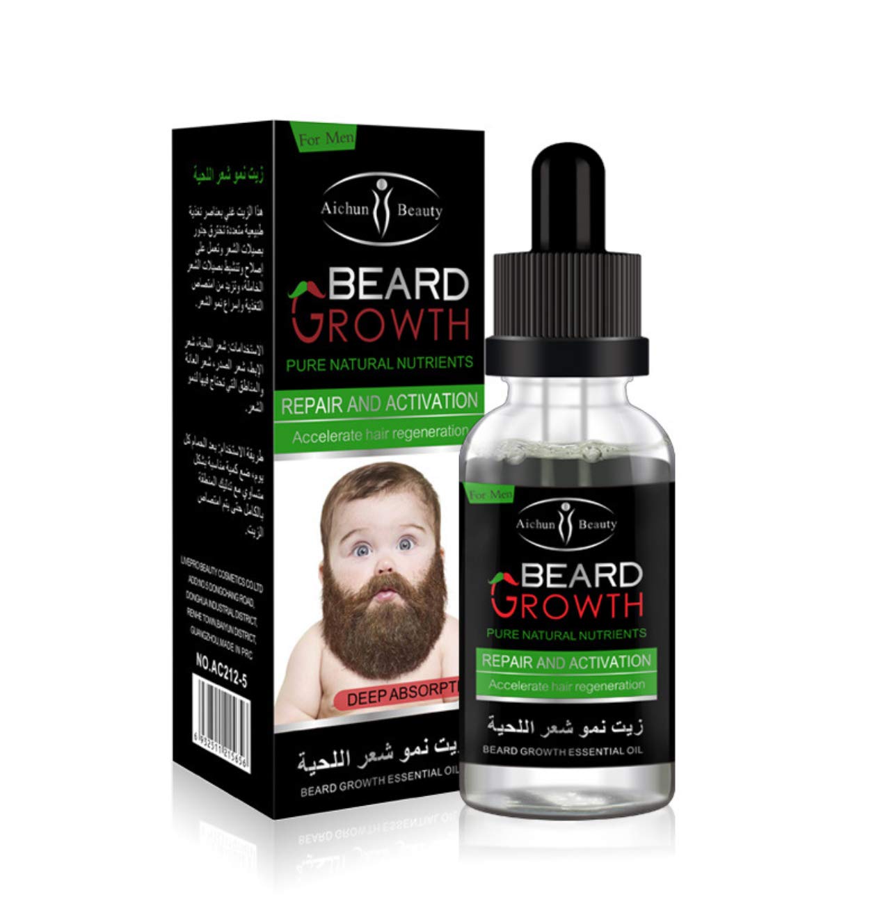 Beard Growth Beard & Moustache Fast Growth Oil - 30ml