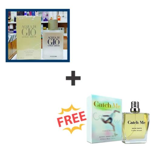 Acqua di gio perfume (replica) + free Catch me prefume