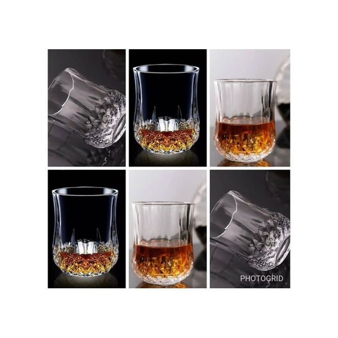 Generic Whisky Crystal Touch Glasses - Set Of 6 Pieces