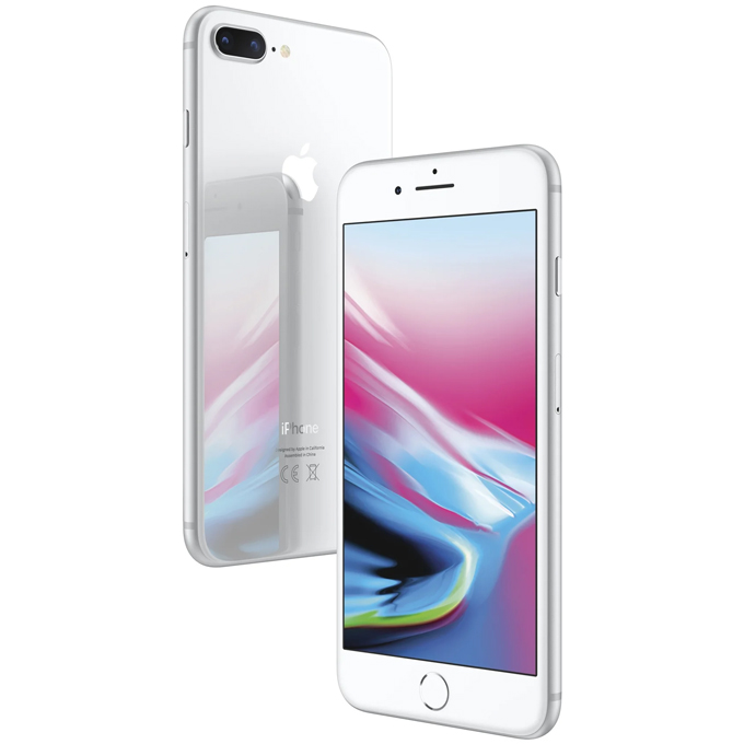 Apple iPhone 8 Plus, 4G, 256GB - Silver (Refurbished)