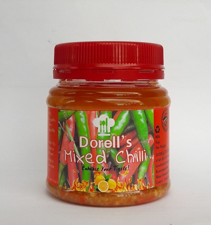 Dorell's Mixed Chilli- Lime 200g ( Pilipili ya Kukaanga )