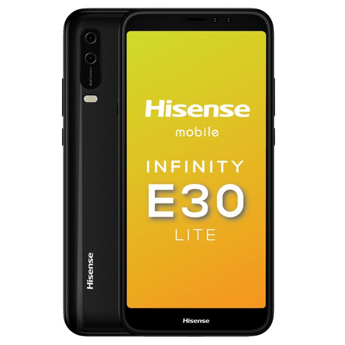Hisense E30 Lite, 6 inch, 16GB + 1GB RAM (Dual SIM), 3000mAh, Black