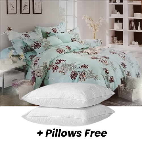 High Quality Duvet Set + 2 Free Pillows 600grams