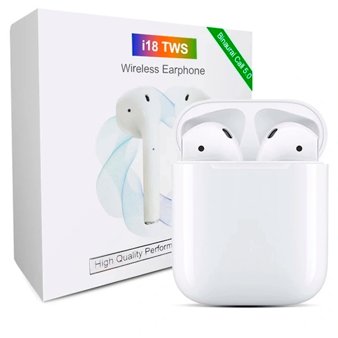 I18 TWS Bluetooth 5.0 Earphones Earbuds - High Quality