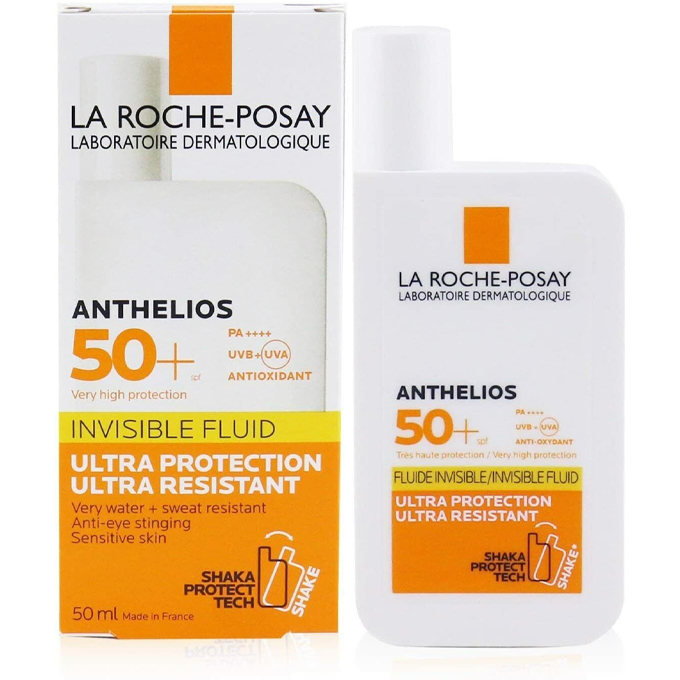 La Roche-Posay Anthelios Invisible Fluid SPF 50+ Sun Cream-Ultimate Protection- 50ml