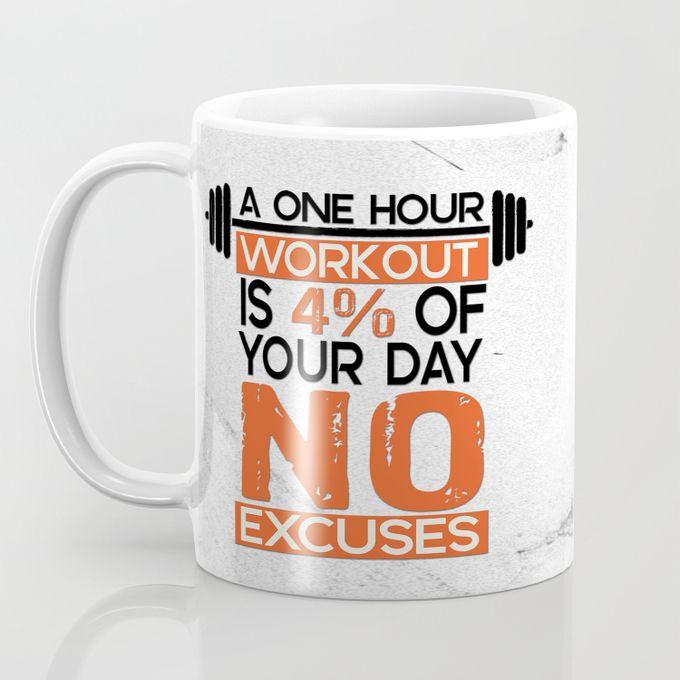 Ceramic A One Hour Workout Mug