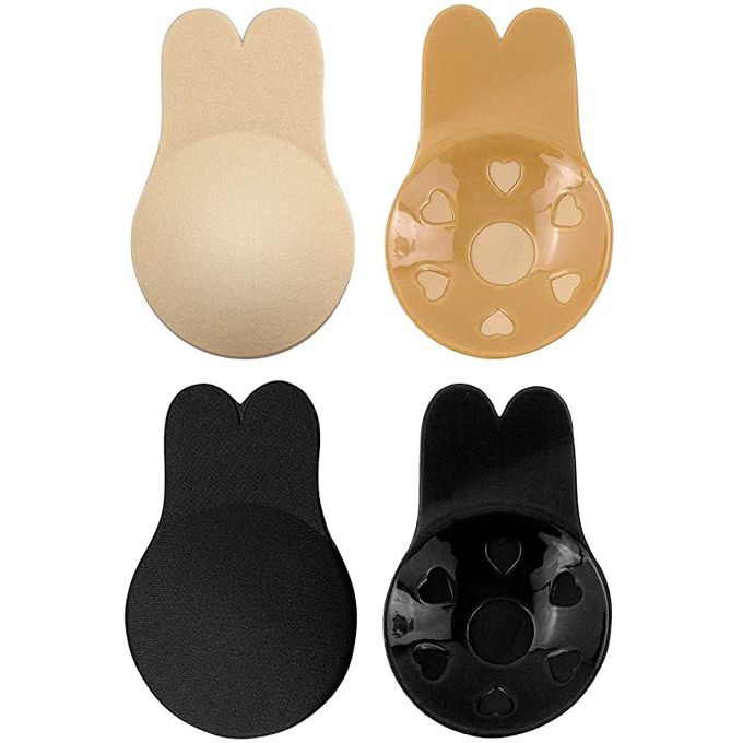 Silicone Adhesive Women Invisible Bra Nipple Cover Breast Pasties Reusable Lift Up Tape Rabbit Bra 4xl