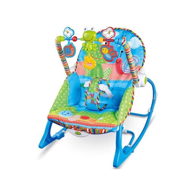 Hu-Baby 2 In 1 Baby Rocker With Music & Vibrations