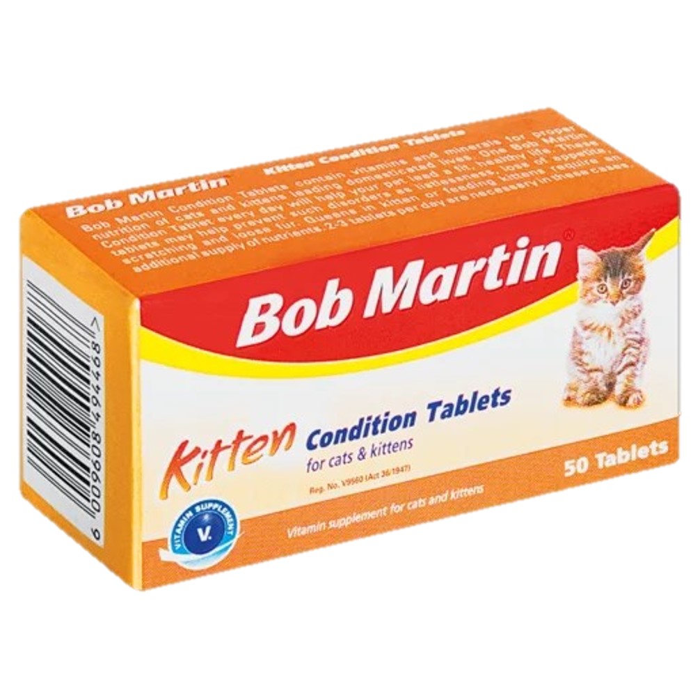 Bob Martin Condition Tablets for Cats & Kittens - 50 Tablets
