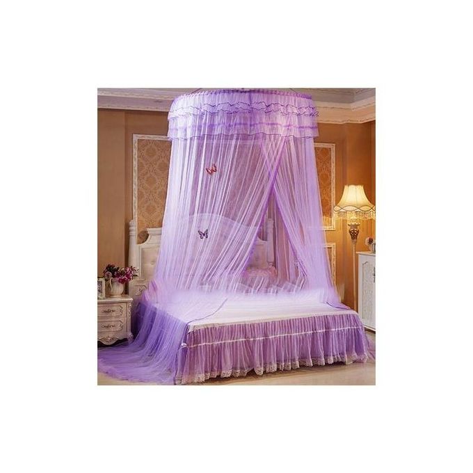 Fashion Purple Round Mosquito Net