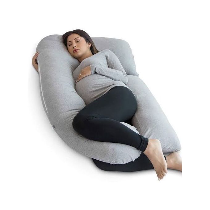 Portable inflatable pregnancy pillow