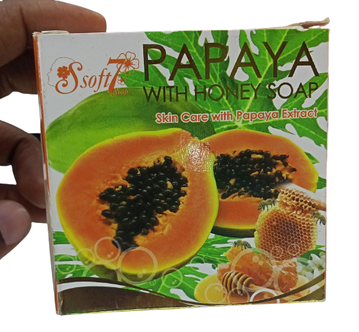 S Soft Papaya With Honey Soap