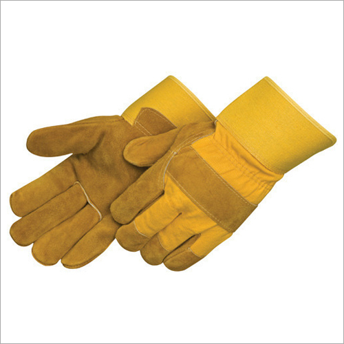 Leather Safety Gloves Gardening Protective Factory Working