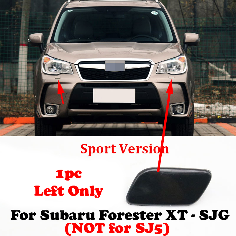 Left - Subaru Forester XT 2013-16 Headlight Washer Nozzle Cover Spray Cap