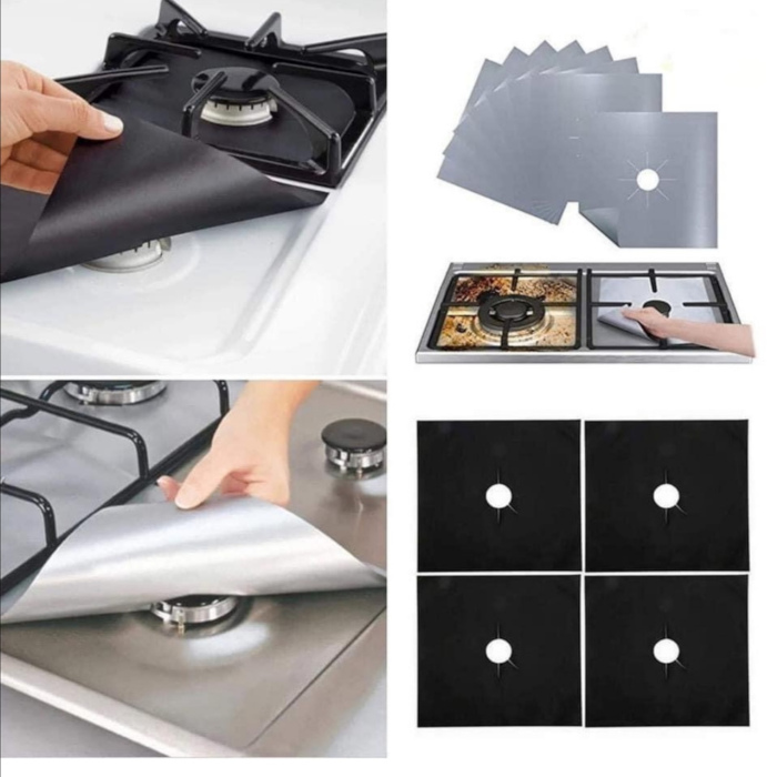 Gas Burner Covers Protector Non-Stick 
