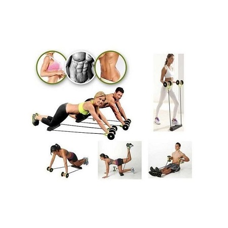 Revoflex Xtreme Roller Workout Bi-drectional Exercise Kit For Flat Tummy