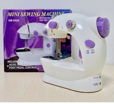 Mini Automatic Sewing Machine With Two-Button Speed Control