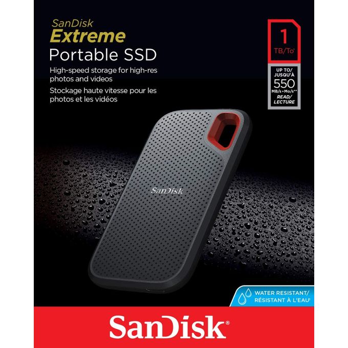Sandisk Extreme Portable External SSD 1TB-Up To 550MB/s