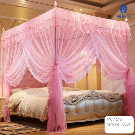  Princess Mosquito Net With Metallic Stand - Color may Vary