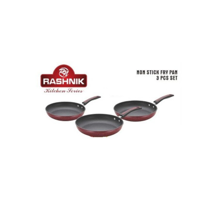 Rashnik Non-Stick Frying Pan 3 Pieces