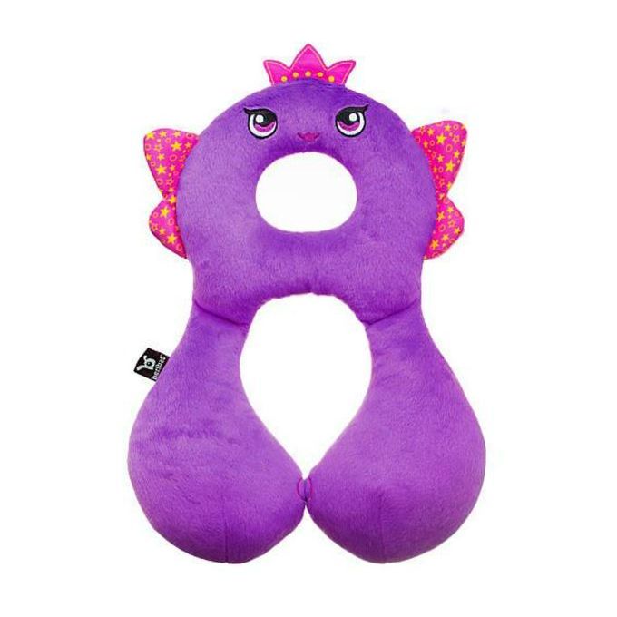 Headrest Car Seat Pillows For Toddlers - Purple
