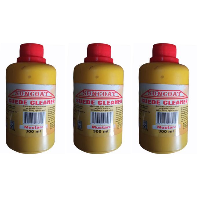 3 In 1 300 ml Suncoat Mustard Suede Cleaner