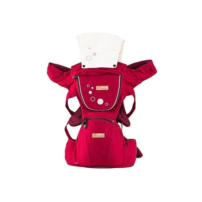 Breathable Baby Carrier with Hip Seat- Maroon