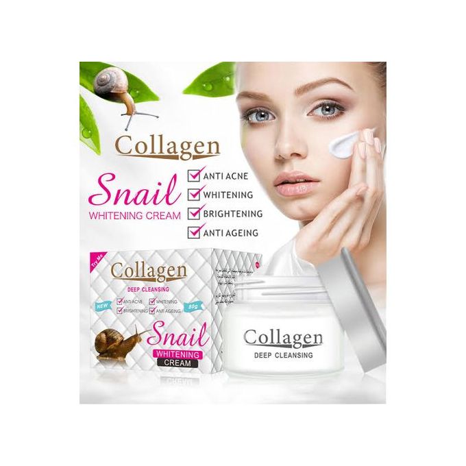 Snail Collagen Deep Cleansing Whitening Cream-80g