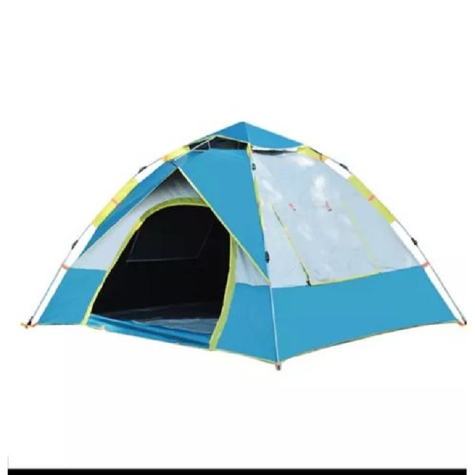 2 Door 2 Window 3-4People Blue Tent
