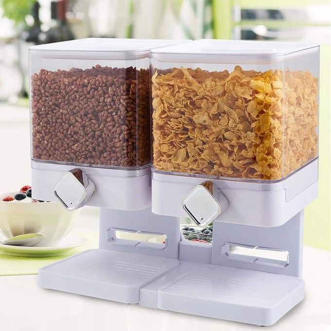 Generic Box Shaped 2 In 1 Cereal Dispenser