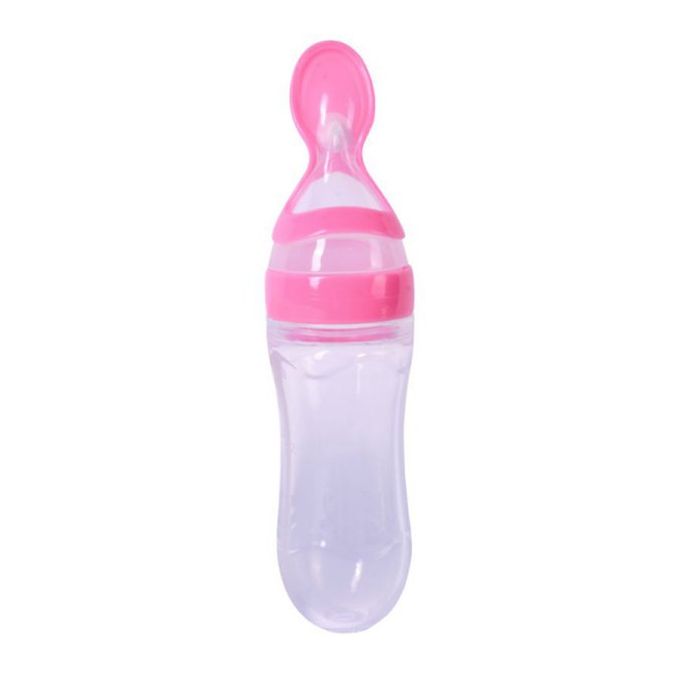 Chicco Silicone Squeeze Feeder PINK