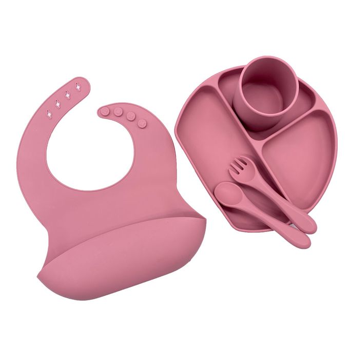 Generic Complete Baby Weaning Set-Light Pink