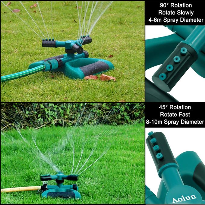Generic 3 Arm 360-degrees Garden Sprinkler