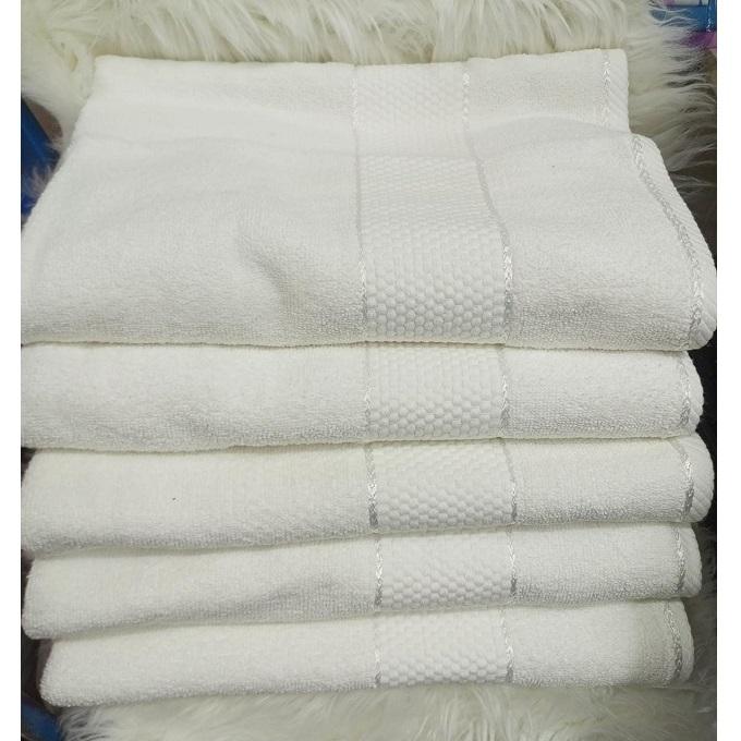 Large Bathing Towel - White