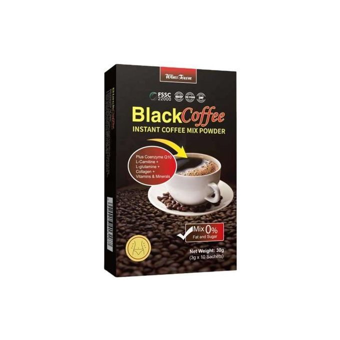 Wins Town Black Coffee Instant Mix Powder