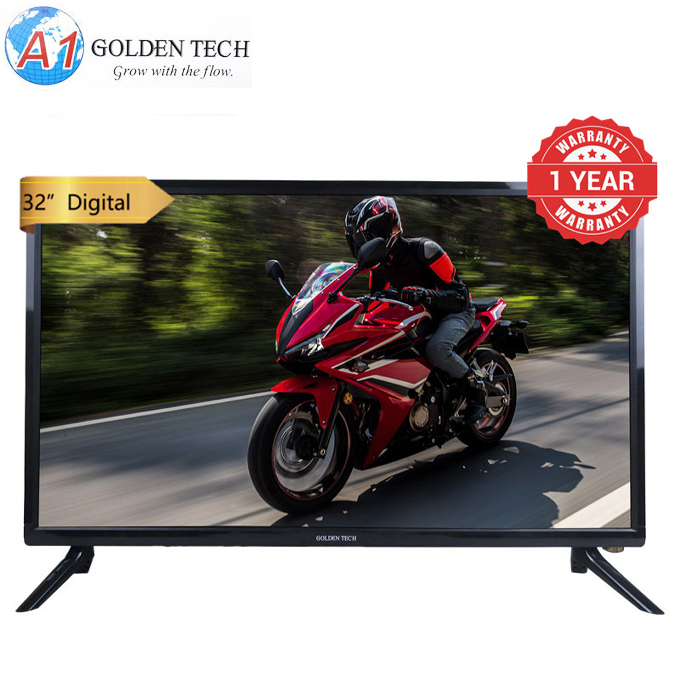 Golden Tech 40 Inch Smart TV Inbuilt WIFI Netflix, You tube, HD Television DVB T2 GT-4001 Televisions Black 40 inch