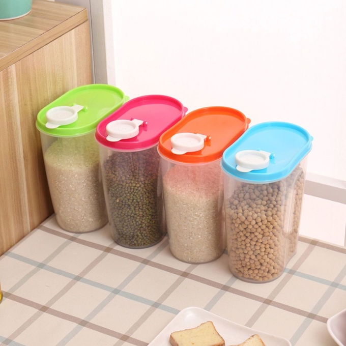 Generic Cereal Food Dispenser Storage Jar Container