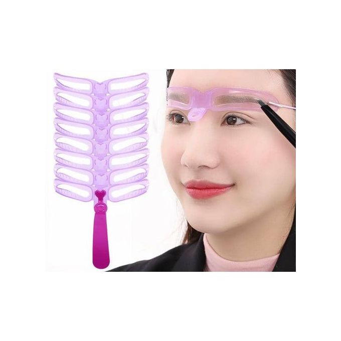 8 Different Shapes Eyebrow Shaper