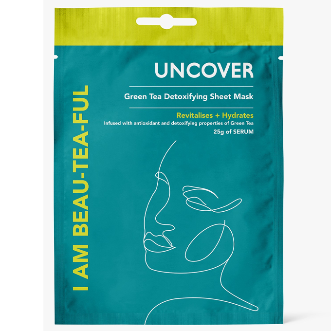 I am Beau-Tea-Ful Green Tea Detoxifying Sheet Mask