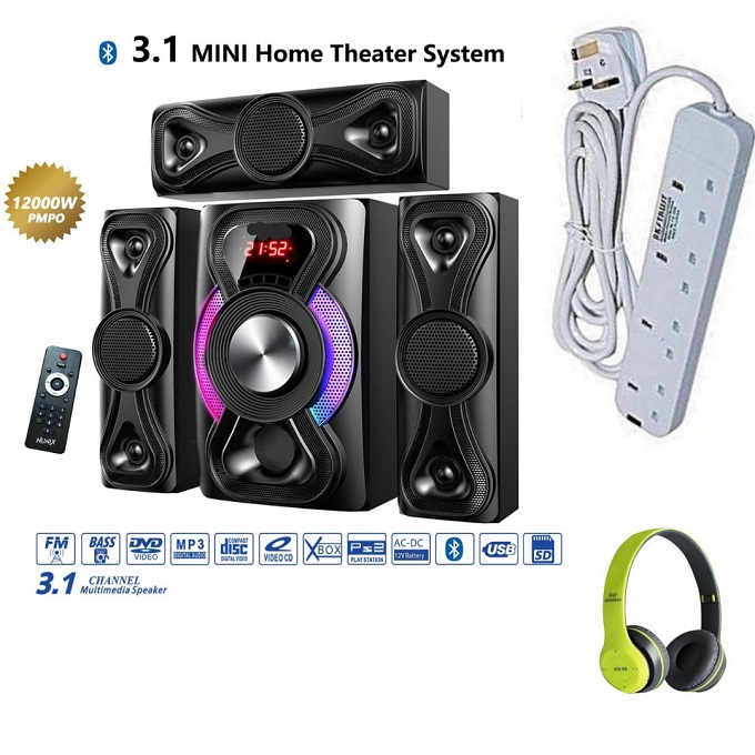 Generic 3.1 MINI Home Theater System + Free Headphones and Extension