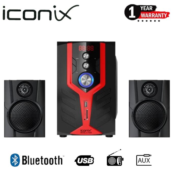 Iconix IC-4209 3000W 2.1CH Sub Woofer System BT/FM/SD/USB