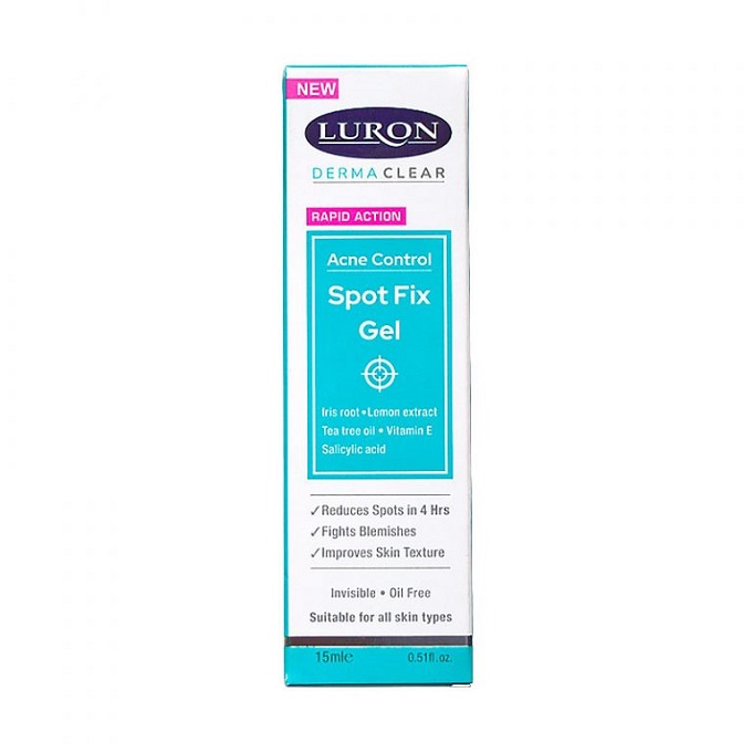 Luron Spot Fix Gel - Acne Control - Derma Clear - Rapid Action
